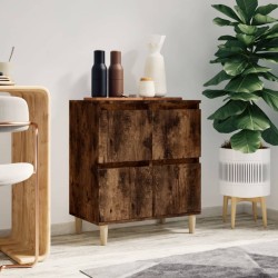 vidaXL Sideboard Räuchereiche 60x35x70 cm Holzwerkstoff