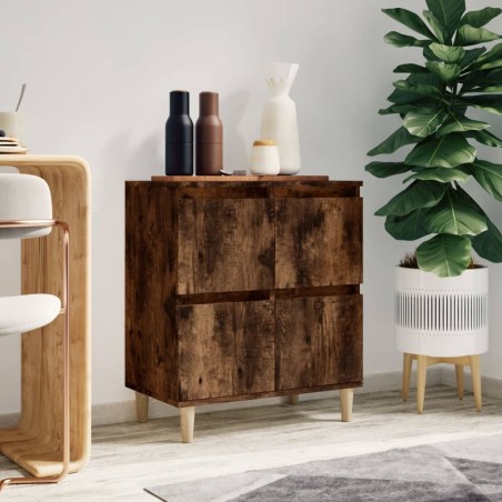 vidaXL Sideboard Räuchereiche 60x35x70 cm Holzwerkstoff