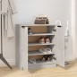 vidaXL Schuhschrank Betongrau 59x35x70 cm Holzwerkstoff vidaXL Schuhschrank Betongrau 59x35x70 cm Holzwerkstoff