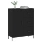 vidaXL Sideboard Schwarz 69,5x34x90 cm Holzwerkstoff vidaXL Sideboard Schwarz 69,5x34x90 cm Holzwerkstoff