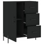 vidaXL Sideboard Schwarz 69,5x34x90 cm Holzwerkstoff vidaXL Sideboard Schwarz 69,5x34x90 cm Holzwerkstoff