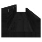 vidaXL Wandregale 2 Stk. Schwarz 110x12x9 cm Massivholz Kiefer vidaXL Wandregale 2 Stk. Schwarz 110x12x9 cm Massivholz Kiefer