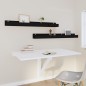 vidaXL Wandregale 2 Stk. Schwarz 110x12x9 cm Massivholz Kiefer vidaXL Wandregale 2 Stk. Schwarz 110x12x9 cm Massivholz Kiefer