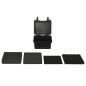 Flugkoffer Tragbar Schwarz 27x25x18 cm PP Flugkoffer Tragbar Schwarz 27x25x18 cm PP