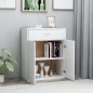 vidaXL Sideboard Weiß 60x30x75 cm Holzwerkstoff vidaXL Sideboard Weiß 60x30x75 cm Holzwerkstoff