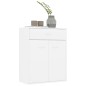 vidaXL Sideboard Weiß 60x30x75 cm Holzwerkstoff vidaXL Sideboard Weiß 60x30x75 cm Holzwerkstoff