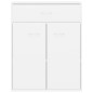 vidaXL Sideboard Weiß 60x30x75 cm Holzwerkstoff vidaXL Sideboard Weiß 60x30x75 cm Holzwerkstoff
