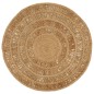 vidaXL Teppich Jute Handgeflochten 120 cm Rund vidaXL Teppich Jute Handgeflochten 120 cm Rund