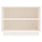 vidaXL Schuhschrank Weiß 60x34x45 cm Massivholz Kiefer vidaXL Schuhschrank Weiß 60x34x45 cm Massivholz Kiefer