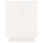 vidaXL Schuhschrank Weiß 60x34x45 cm Massivholz Kiefer vidaXL Schuhschrank Weiß 60x34x45 cm Massivholz Kiefer