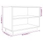 vidaXL Schuhschrank Weiß 60x34x45 cm Massivholz Kiefer vidaXL Schuhschrank Weiß 60x34x45 cm Massivholz Kiefer
