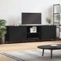 vidaXL TV-Schrank Schwarz 150x30x50 cm Holzwerkstoff vidaXL TV-Schrank Schwarz 150x30x50 cm Holzwerkstoff