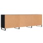 vidaXL TV-Schrank Schwarz 150x30x50 cm Holzwerkstoff vidaXL TV-Schrank Schwarz 150x30x50 cm Holzwerkstoff