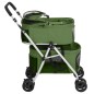 vidaXL Hundewagen für 2 Hunde Faltbar Grün 83x48x97 cm Oxford-Gewebe vidaXL Hundewagen für 2 Hunde Faltbar Grün 83x48x97 cm Oxford-Gewebe