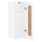 vidaXL Wandschrank Weiß 34,5x34x90 cm Holzwerkstoff vidaXL Wandschrank Weiß 34,5x34x90 cm Holzwerkstoff