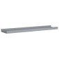 vidaXL Bilderleisten 2 Stk. Grau 60x9x3 cm MDF vidaXL Bilderleisten 2 Stk. Grau 60x9x3 cm MDF