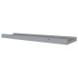 vidaXL Bilderleisten 2 Stk. Grau 60x9x3 cm MDF vidaXL Bilderleisten 2 Stk. Grau 60x9x3 cm MDF
