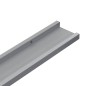 vidaXL Bilderleisten 2 Stk. Grau 60x9x3 cm MDF vidaXL Bilderleisten 2 Stk. Grau 60x9x3 cm MDF