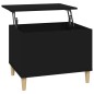 vidaXL Couchtisch Schwarz 60x44,5x45 cm Holzwerkstoff vidaXL Couchtisch Schwarz 60x44,5x45 cm Holzwerkstoff