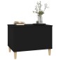 vidaXL Couchtisch Schwarz 60x44,5x45 cm Holzwerkstoff vidaXL Couchtisch Schwarz 60x44,5x45 cm Holzwerkstoff