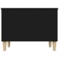 vidaXL Couchtisch Schwarz 60x44,5x45 cm Holzwerkstoff vidaXL Couchtisch Schwarz 60x44,5x45 cm Holzwerkstoff