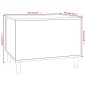 vidaXL Couchtisch Schwarz 60x44,5x45 cm Holzwerkstoff vidaXL Couchtisch Schwarz 60x44,5x45 cm Holzwerkstoff