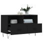 vidaXL TV-Schrank Schwarz 80x36x50 cm Holzwerkstoff vidaXL TV-Schrank Schwarz 80x36x50 cm Holzwerkstoff