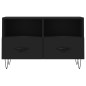 vidaXL TV-Schrank Schwarz 80x36x50 cm Holzwerkstoff vidaXL TV-Schrank Schwarz 80x36x50 cm Holzwerkstoff