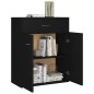 vidaXL Sideboard Schwarz 60x30x75 cm Holzwerkstoff vidaXL Sideboard Schwarz 60x30x75 cm Holzwerkstoff
