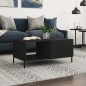 vidaXL Couchtisch Schwarz 90x50x40 cm Holzwerkstoff vidaXL Couchtisch Schwarz 90x50x40 cm Holzwerkstoff