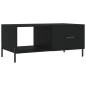 vidaXL Couchtisch Schwarz 90x50x40 cm Holzwerkstoff vidaXL Couchtisch Schwarz 90x50x40 cm Holzwerkstoff