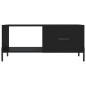 vidaXL Couchtisch Schwarz 90x50x40 cm Holzwerkstoff vidaXL Couchtisch Schwarz 90x50x40 cm Holzwerkstoff