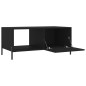 vidaXL Couchtisch Schwarz 90x50x40 cm Holzwerkstoff vidaXL Couchtisch Schwarz 90x50x40 cm Holzwerkstoff