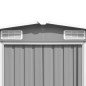 vidaXL Gerätehaus Grau 257x779x181 cm Verzinkter Stahl vidaXL Gerätehaus Grau 257x779x181 cm Verzinkter Stahl