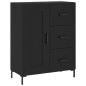 vidaXL Sideboard Schwarz 69,5x34x90 cm Holzwerkstoff vidaXL Sideboard Schwarz 69,5x34x90 cm Holzwerkstoff