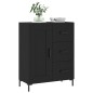 vidaXL Sideboard Schwarz 69,5x34x90 cm Holzwerkstoff vidaXL Sideboard Schwarz 69,5x34x90 cm Holzwerkstoff