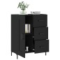 vidaXL Sideboard Schwarz 69,5x34x90 cm Holzwerkstoff vidaXL Sideboard Schwarz 69,5x34x90 cm Holzwerkstoff