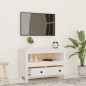 vidaXL TV-Schrank Weiß 79x35x52 cm Massivholz Kiefer vidaXL TV-Schrank Weiß 79x35x52 cm Massivholz Kiefer