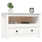 vidaXL TV-Schrank Weiß 79x35x52 cm Massivholz Kiefer vidaXL TV-Schrank Weiß 79x35x52 cm Massivholz Kiefer