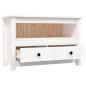 vidaXL TV-Schrank Weiß 79x35x52 cm Massivholz Kiefer vidaXL TV-Schrank Weiß 79x35x52 cm Massivholz Kiefer