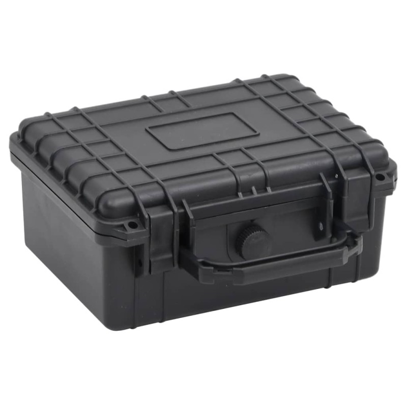 vidaXL Flugkoffer Tragbar Schwarz 24x19x11 cm PP vidaXL Flugkoffer Tragbar Schwarz 24x19x11 cm PP