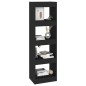 vidaXL Bücherregal/Raumteiler Schwarz 40x30x135 cm vidaXL Bücherregal/Raumteiler Schwarz 40x30x135 cm