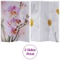 vidaXL Raumteiler klappbar 120 x 170 cm Blume vidaXL Raumteiler klappbar 120 x 170 cm Blume