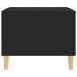 vidaXL Couchtisch Schwarz 60x50x40 cm Holzwerkstoff vidaXL Couchtisch Schwarz 60x50x40 cm Holzwerkstoff