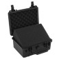 vidaXL Flugkoffer Tragbar Schwarz 24x19x11 cm PP vidaXL Flugkoffer Tragbar Schwarz 24x19x11 cm PP