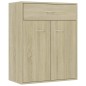 vidaXL Sideboard Sonoma-Eiche 60x30x75 cm Holzwerkstoff vidaXL Sideboard Sonoma-Eiche 60x30x75 cm Holzwerkstoff