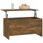 vidaXL Couchtisch Räuchereiche 102x55,5x52,5 cm Holzwerkstoff vidaXL Couchtisch Räuchereiche 102x55,5x52,5 cm Holzwerkstoff