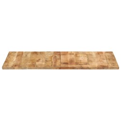 vidaXL Tischplatte Massivholz Mango 25-27 mm 120x60 cm