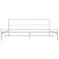 vidaXL Bettgestell Weiß Metall 160×200 cm vidaXL Bettgestell Weiß Metall 160×200 cm