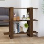 vidaXL Bücherregal/Raumteiler Braun Eichen-Optik 100×30×87 cm vidaXL Bücherregal/Raumteiler Braun Eichen-Optik 100×30×87 cm